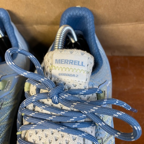 Merrell Women’s Bravada 2 Blue Hiking Trail Sneakers Shoes Size 6 - Picture 6 of 10